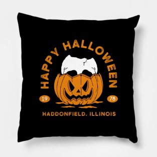 Happy Halloween 1978 Spooky Myers Pumpkin Haddonfield Pillow