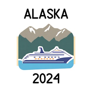 Cruise Alaska 2024 with mountains T-Shirt