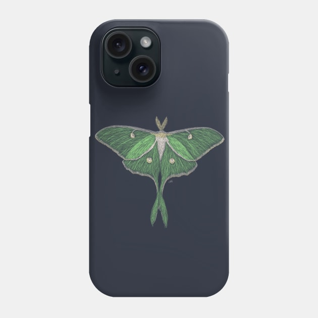 Luna Moth Phone Case by Walking in Nature