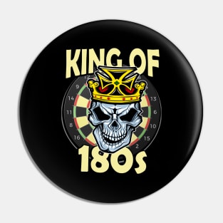 Darts King of 180s Pin