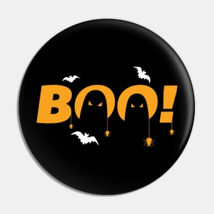 BOO Halloween Pin