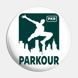 PARKOUR - FREERUNNING - TRACEUR Pin