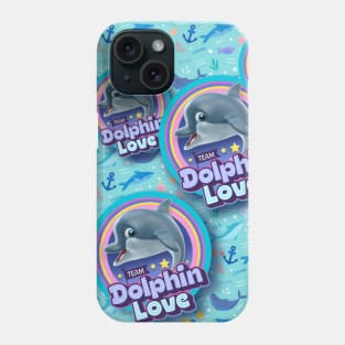 Dolphin love v2 Phone Case