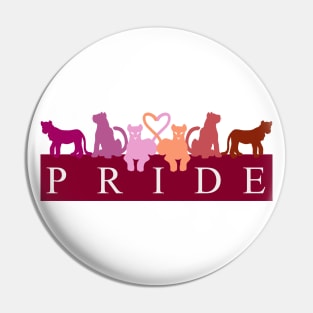 Lesbian Lion Pride Pin