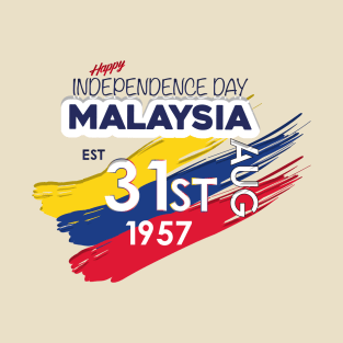 Happy Independence Day Celebration Malaysia T-Shirt