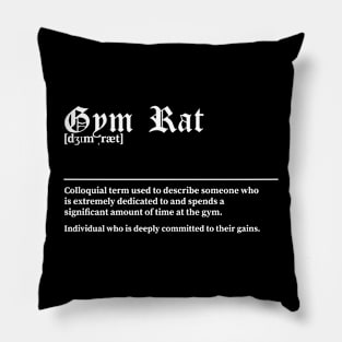 GYM RAT Pillow