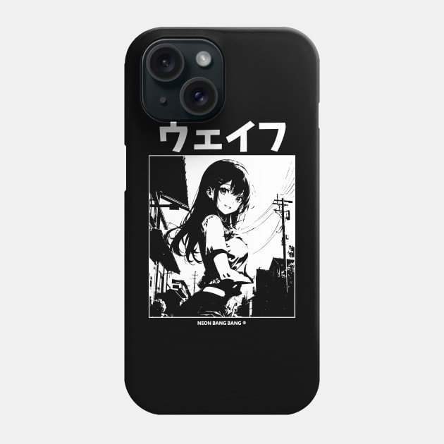 Stylish Anime Egirl Manga Aesthetic Phone Case by Neon Bang Bang