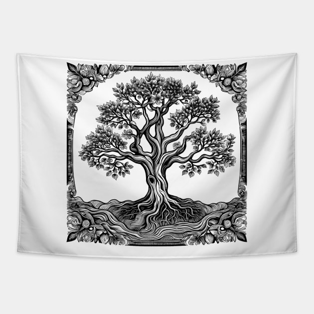 Tree of Life Tapestry by Yilsi