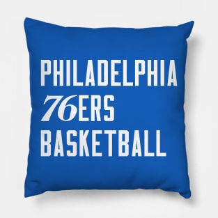 76ers Basketball Pillow