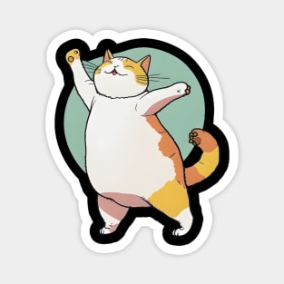 Cat Relax Mood - Funny Cats Magnet