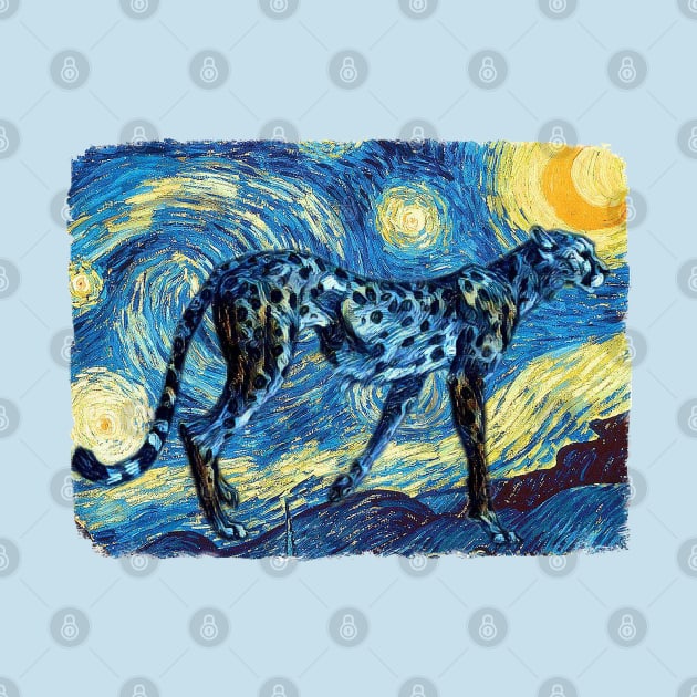 Cheetah Van Gogh Style by todos