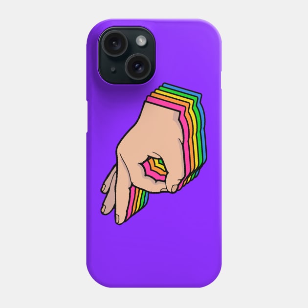 The Circle Game Rainbow Phone Case by Barnyardy