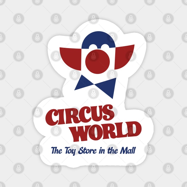 CIRCUS WORLD The Toy Store in the Mall Magnet by thespookyfog