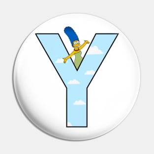 Simpsons letter Pin