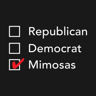 Republican Democrat Mimosas T-Shirt