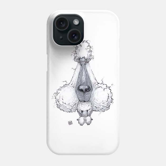 Poodle Dog Phone Case by obillwon