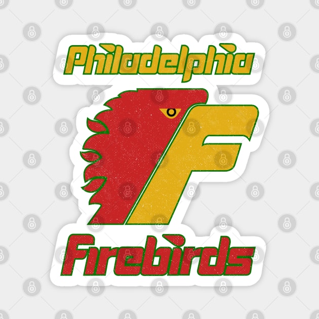 Retro Philly Firebirds Magnet by LocalZonly