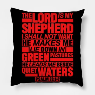 Psalm 23:1-2 The Lord Is My Shepherd Pillow