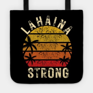 LAHAINA Strong Palm Trees Sunset Lahaina Hawaii Tote