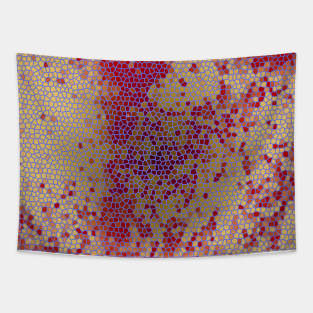 Mosaic multi-color design Tapestry