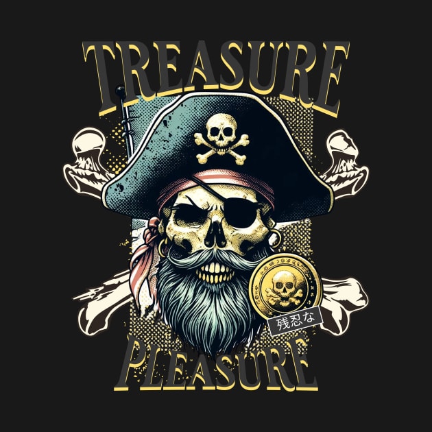 Treasure Pleasure: Pirate & Skull Revelry by Conversion Threads