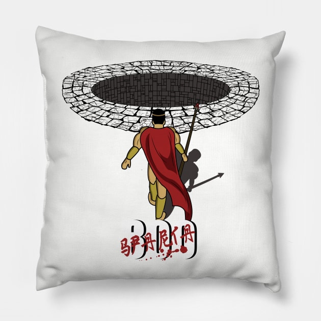 300 (Akira Style) Pillow by Delinquent