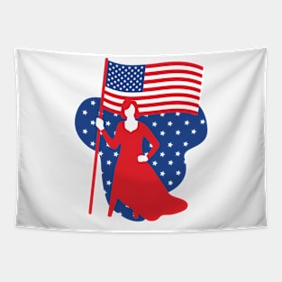 Patriotic Flag Tapestry