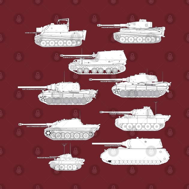 9 real german tanks by FAawRay