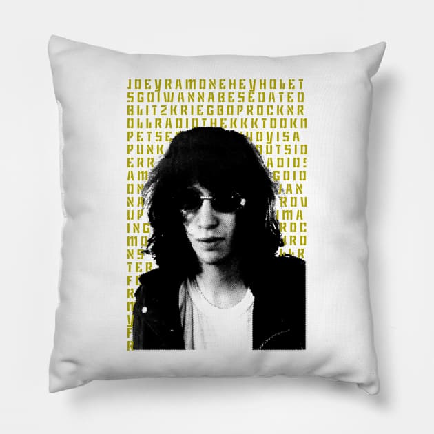 Joey Ramone Pillow by Allbestshirts