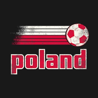 Poland Football Retro Vintage T-Shirt