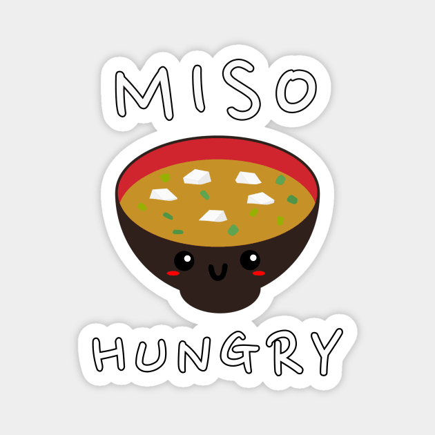 Miso Hungry Magnet by JKA