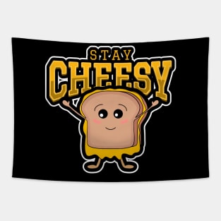 STAY Cheesy Grilled Cheese Lover Gift Tapestry