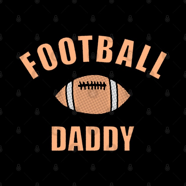 Football Daddy Drawing And Text by Braznyc