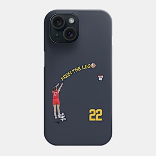 Caitlin Clark #22 From the logo Basketball Cartoon Phone Case