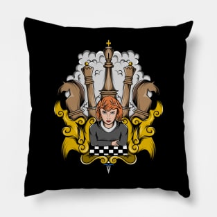 The Greatest Female Chess Player Pillow