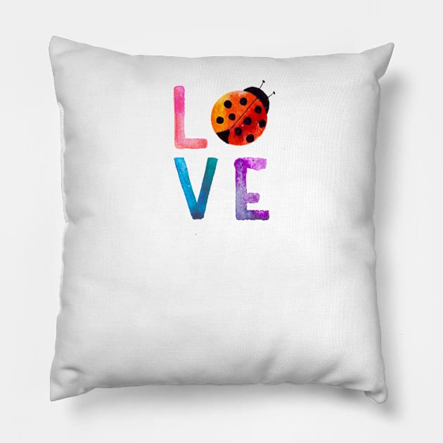 Lovebug Pillow by LizzieBug