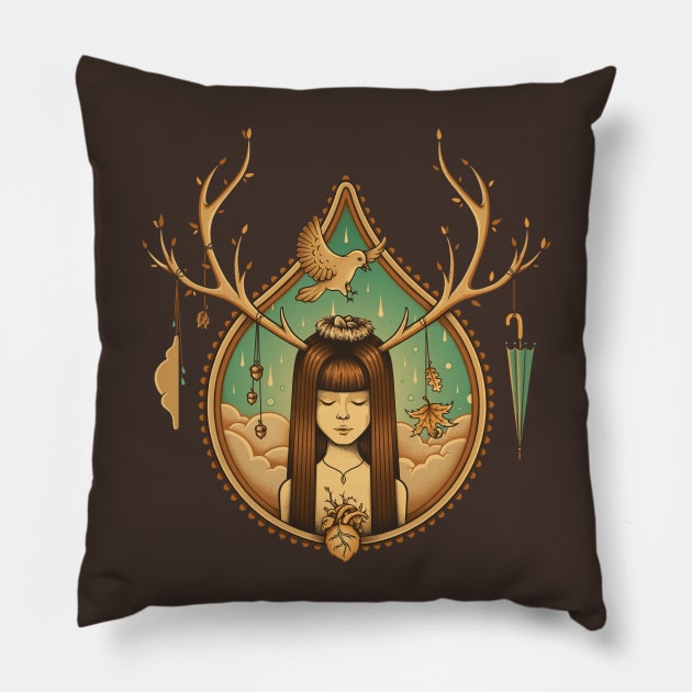 Autumn Delight Pillow by enkeldika2