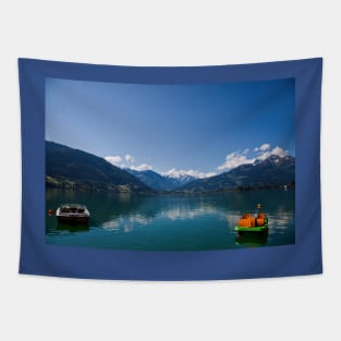 Placid Lake Zell, Austria Tapestry