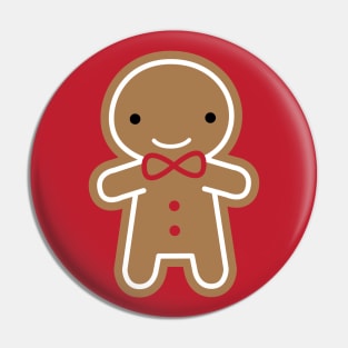 Kawaii Gingerbread Man Pin