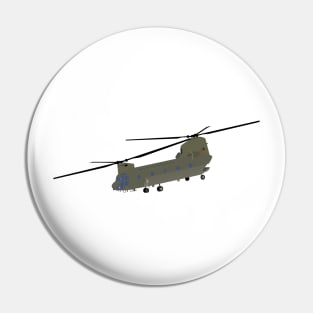 Military CH-47 Chinook Helicopter Pin