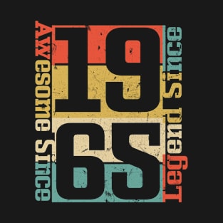 Awesome Since 1965. 55th Birthday Gift Idea T-Shirt