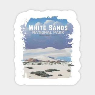 White Sands US National Park - New Mexico Magnet