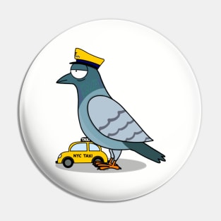 NYC Taxi Pigeon Pin