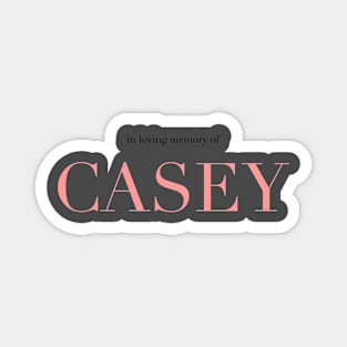 casey test Magnet