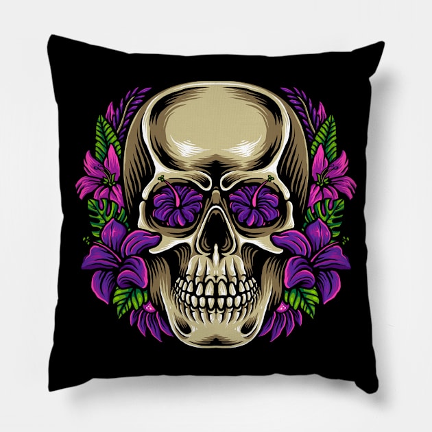 Beauty Scary Pillow by Stayhoom