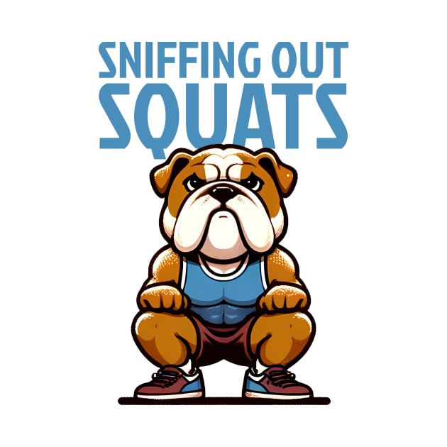 Sniffing Out Squats: English Bulldog Edition by Purrformance Wear