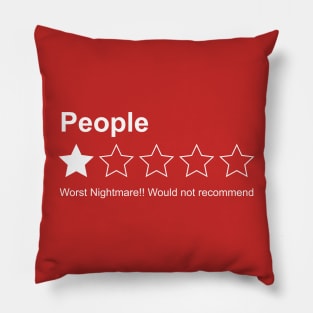 People Rating One Star Worst Nightmare Not Pillow