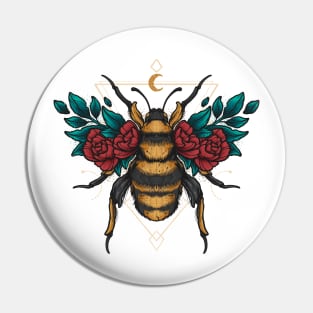 Geomtrical wasp flowers Pin