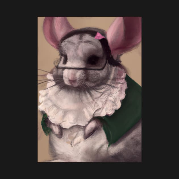 Librarian Chinchilla by maxcode