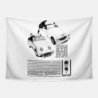 AUSTIN HEALEY 3000 - advert Tapestry